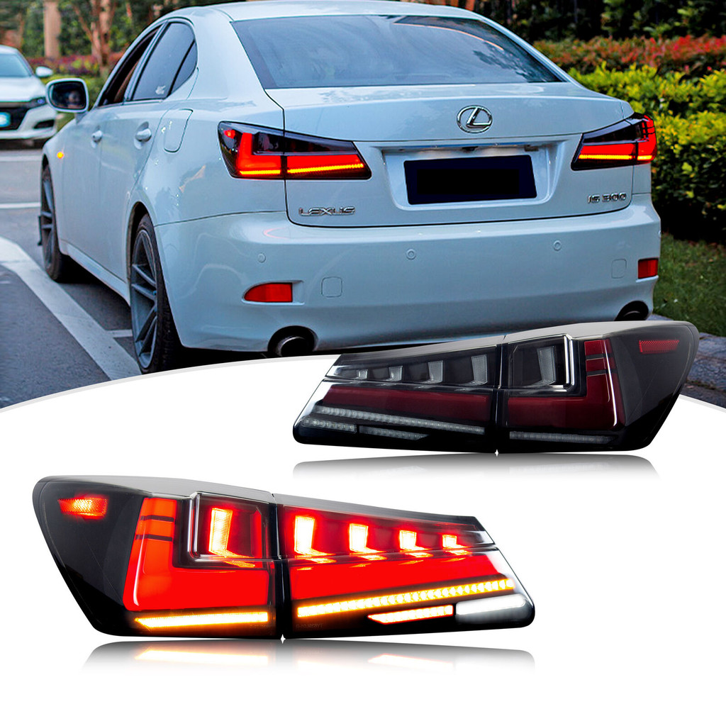 ☮LED Taillights Assembly for Lexus IS250 IS350 ISF IS 220d 2006-2012 ...