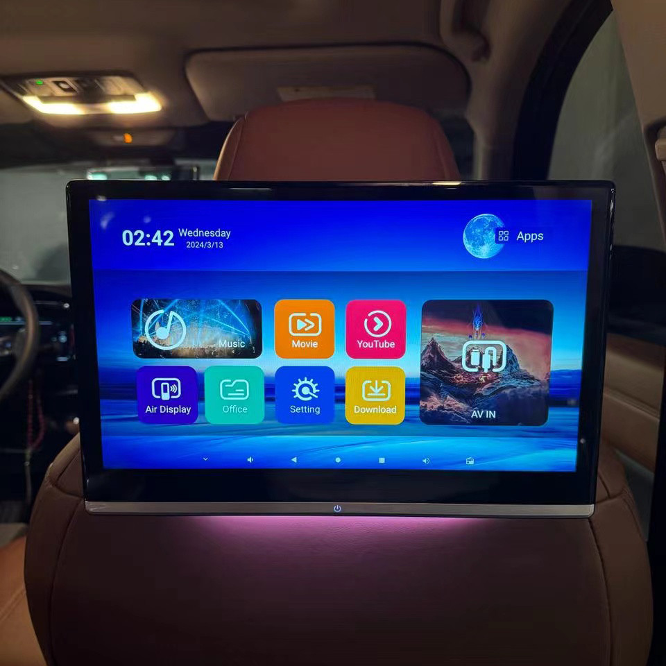 ♠Android 128GB Car Headrest Monitor With 13.3\