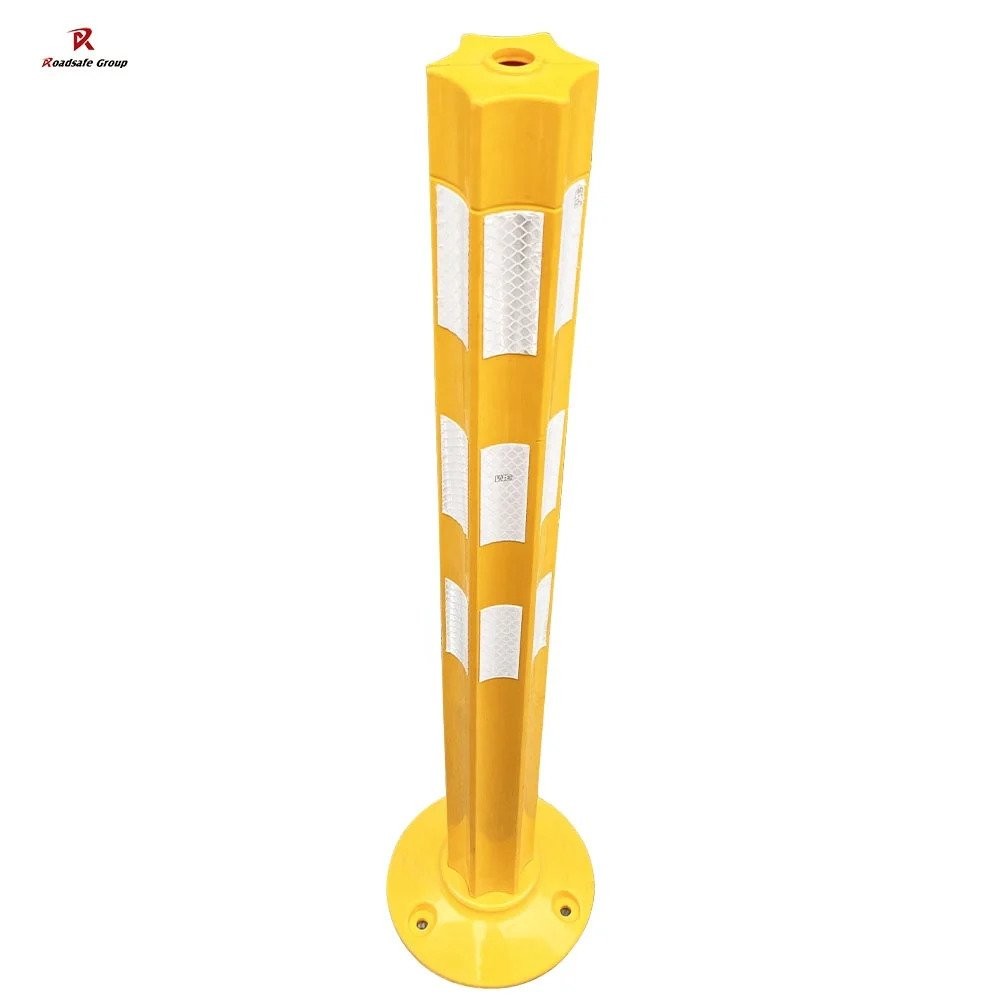 Parking Warning Plastic Delineator Post Traffic Bollard PU fence ...