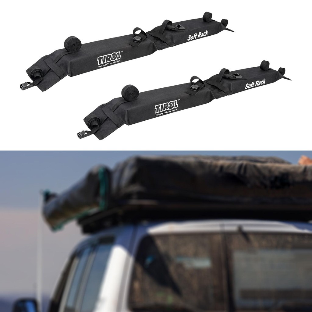 Car Soft Roof Rack Auto Outdoor Rooftop Luggage Carry 60kg Luggage for ...