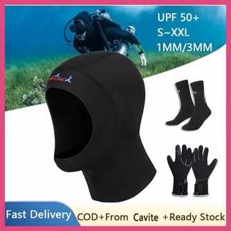 Cold Water Protection Dive Hood Wetsuit Hood For Diving & Surfing - With UV Protection Quick Dry Material Thermal Swim Cap