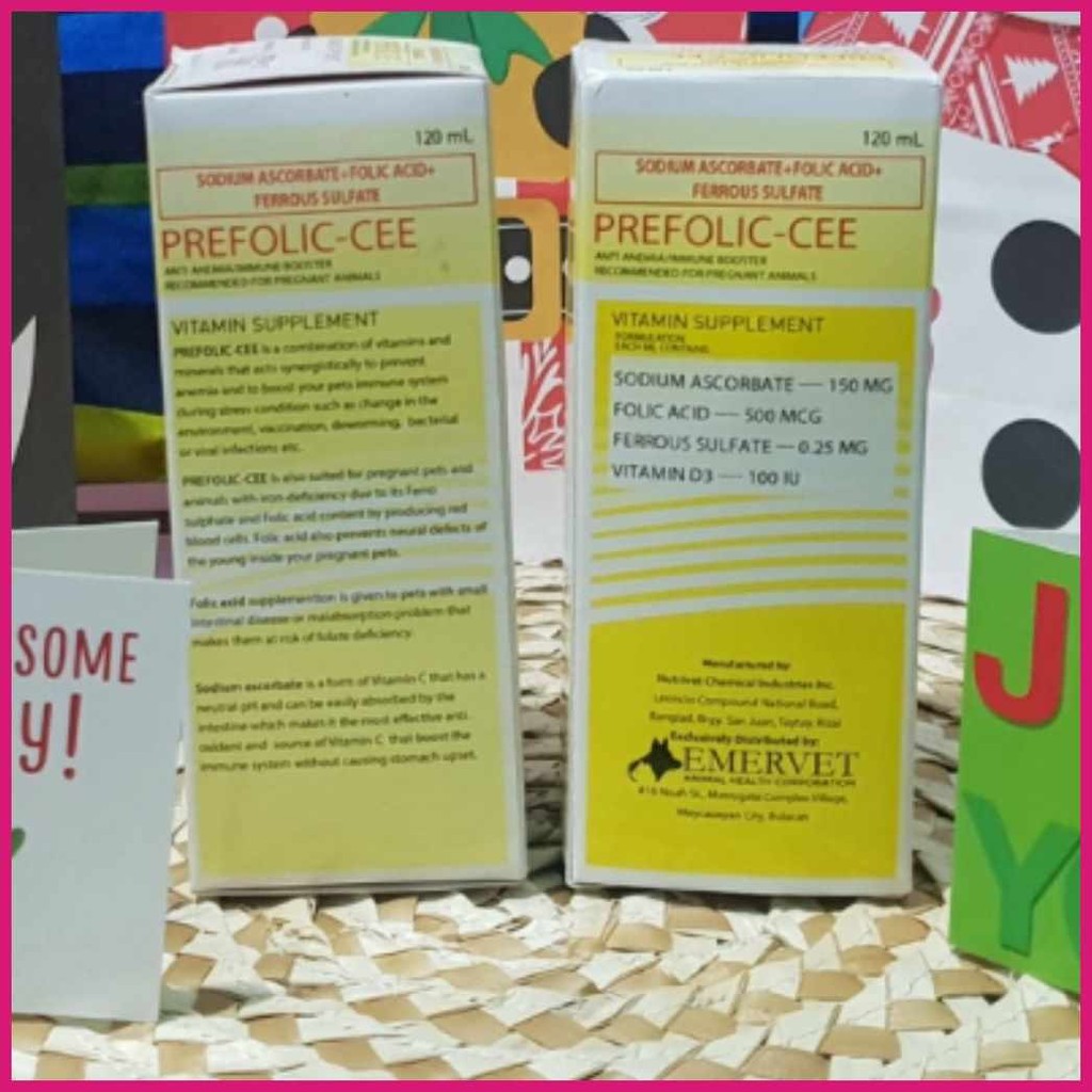 PREFOLIC-CEE|mP,(Sodium@Wo`Ascorbate;T`+;M`Folic;m`Acid;I`+;SJ`Ferrous ...