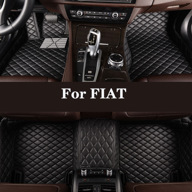 Full Surround Custom Leather Car Floor Mat For Fiat Palio Tipo