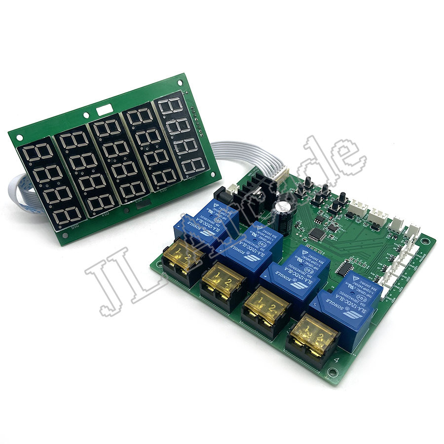 ~JY-215 Relay Time Control PCB for Car Wash Machine Built-in Counter 4 ...