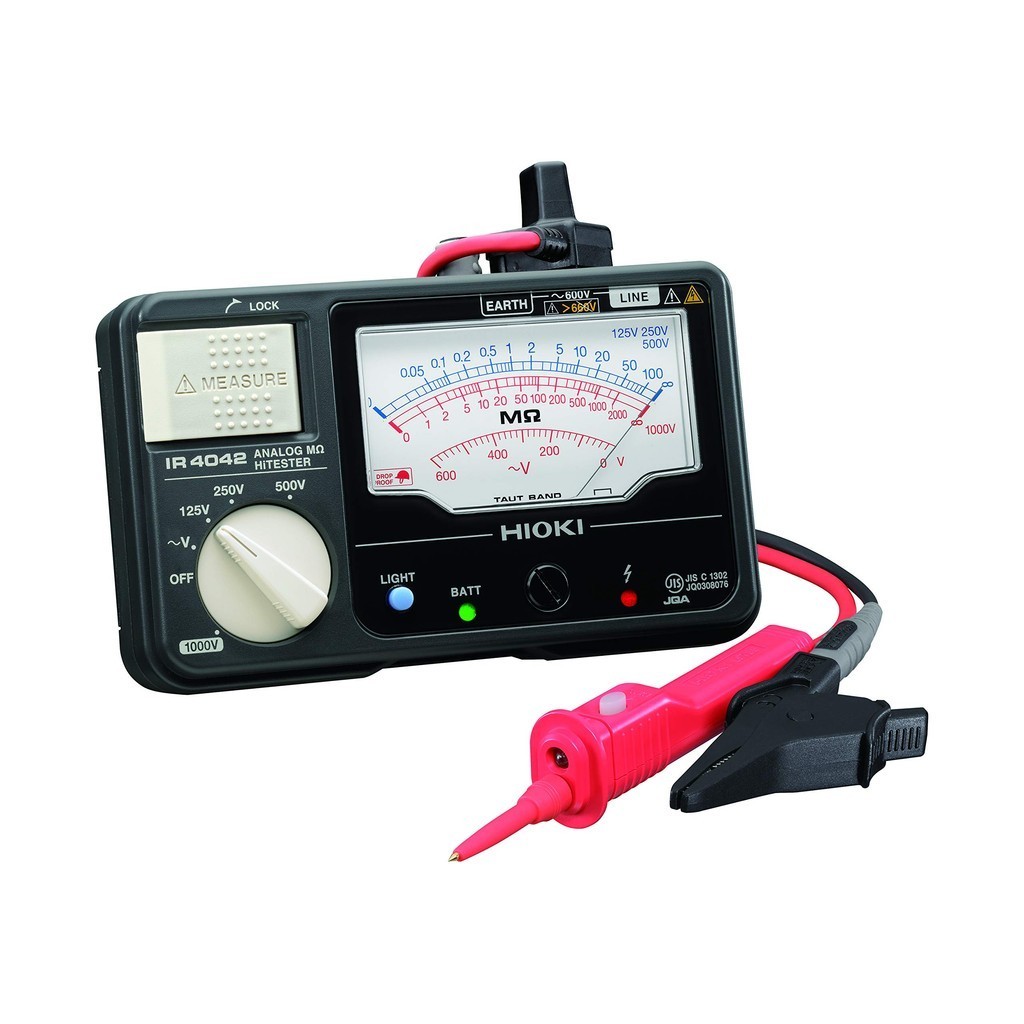HIOKI Insulation Resistance Tester IR4042-11 Analog Megohm Hi-Tester ...