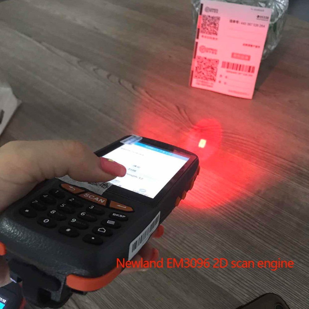 ~Handheld inventory machine pda barcode scanner android RFID mobile ...