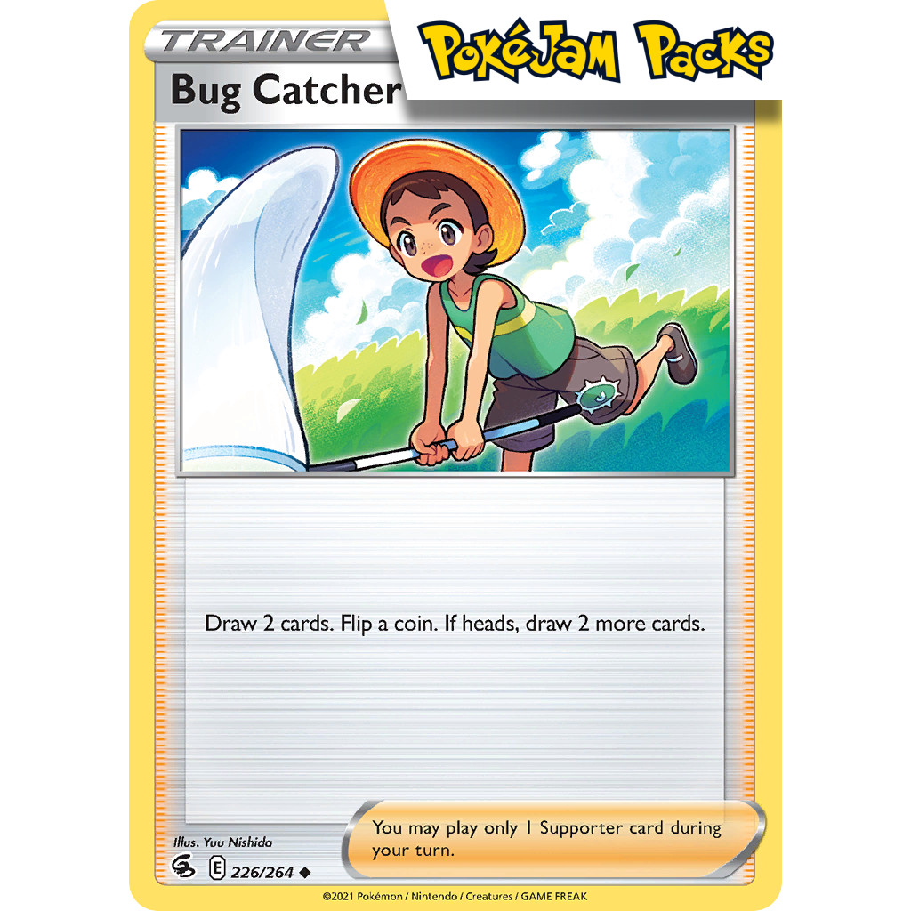 Bug Catcher - 226/264 - Uncommon - Fusion Strike - Pokémon TCG | Shopee ...