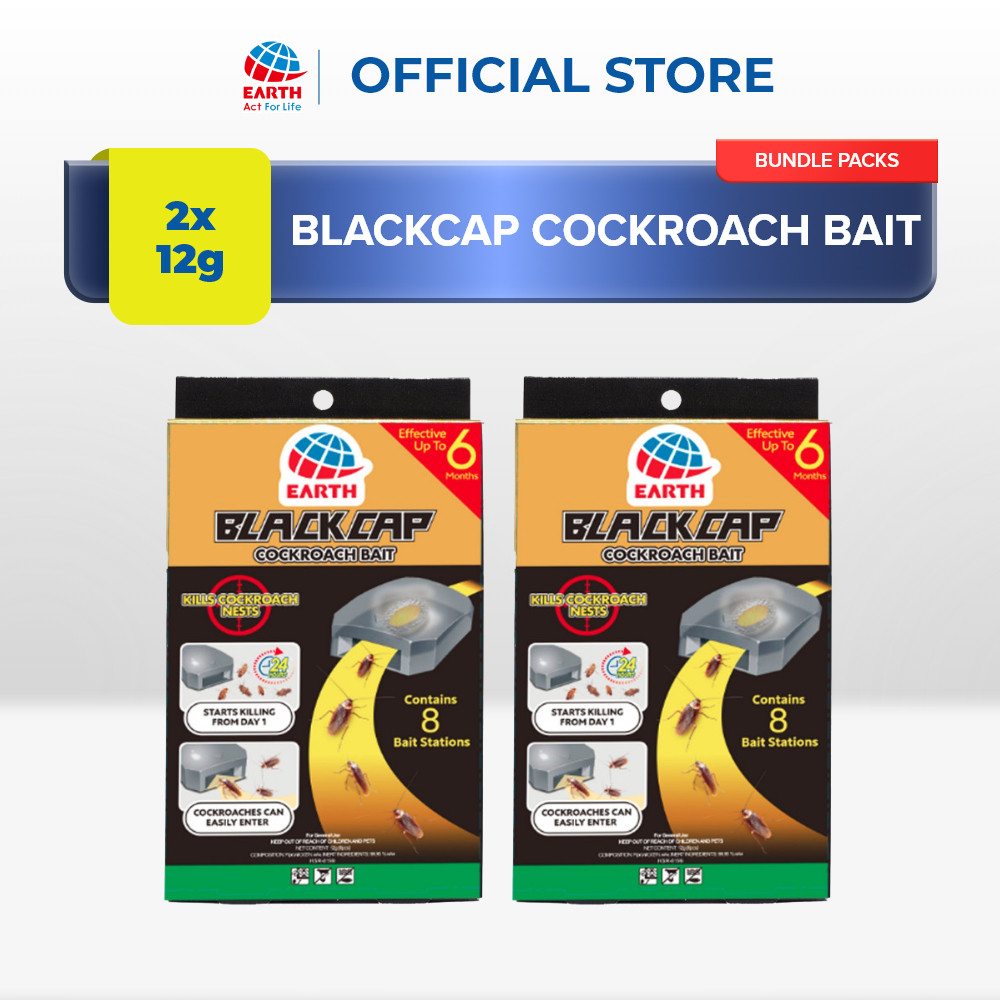 ARS BlackCap Ready-Made Cockroach Bait - Bundles of 2 | Shopee Philippines
