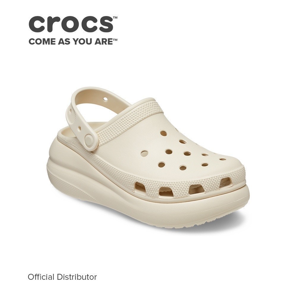 Crocs Classic Crush Clog in Bone | Shopee Philippines
