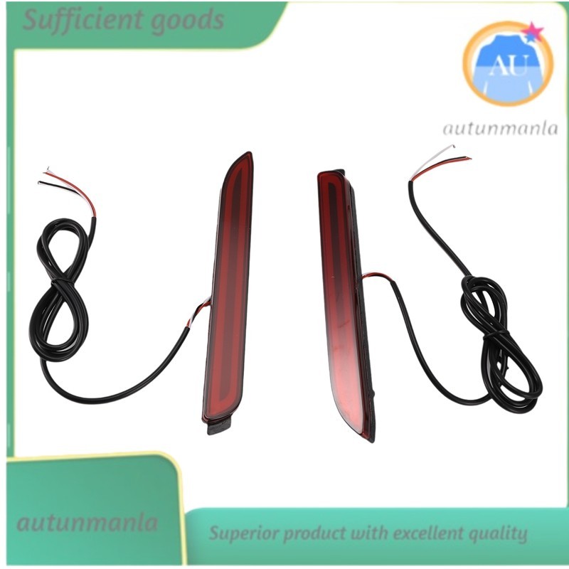 thumbnail image 2 of 2X Smoked Lens Red LED Rear Bumper Reflector Brake Tail Light For Lexus ISF RCF – GTinthebox 2 of 6