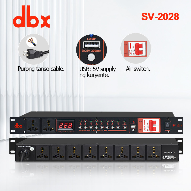 dbx/original SV2028 power sequencer,power controller 10 channel switch