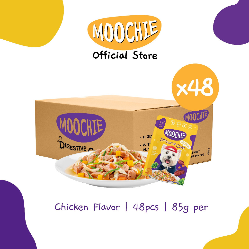 Moochie Savers Box Wet Dog Food Casserole Digestive Care Chicken Liver