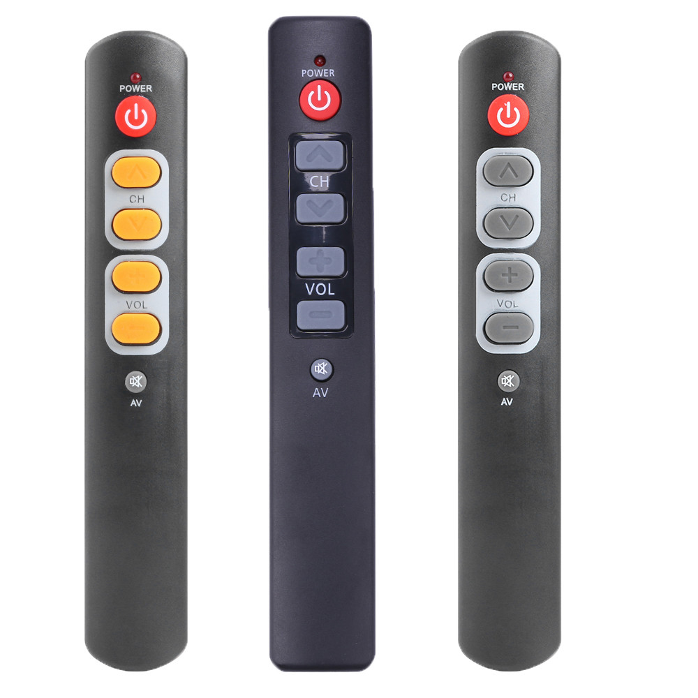 Universal 6 Key Learning Remote Control Big Yellow Button Copy Infrared ...