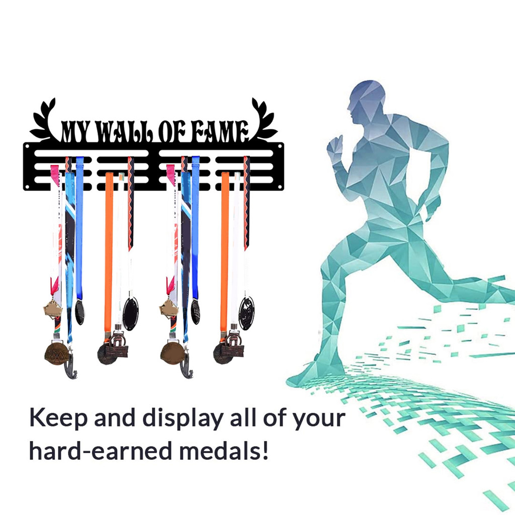 Medal Hanger Metal Display Hanger Rack Frame for Sports Medals Sports ...