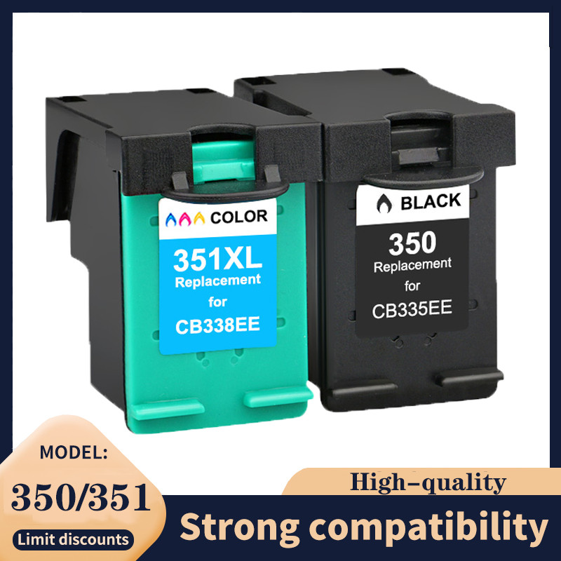 2pcs Compatible Ink Cartridge For HP350 351 for HP C4200 C4480 C4580 ...