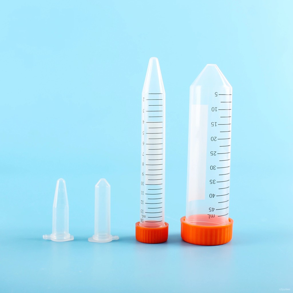 Laboratory Orange Screw Conical Centrifugation Disposable 50mL ...
