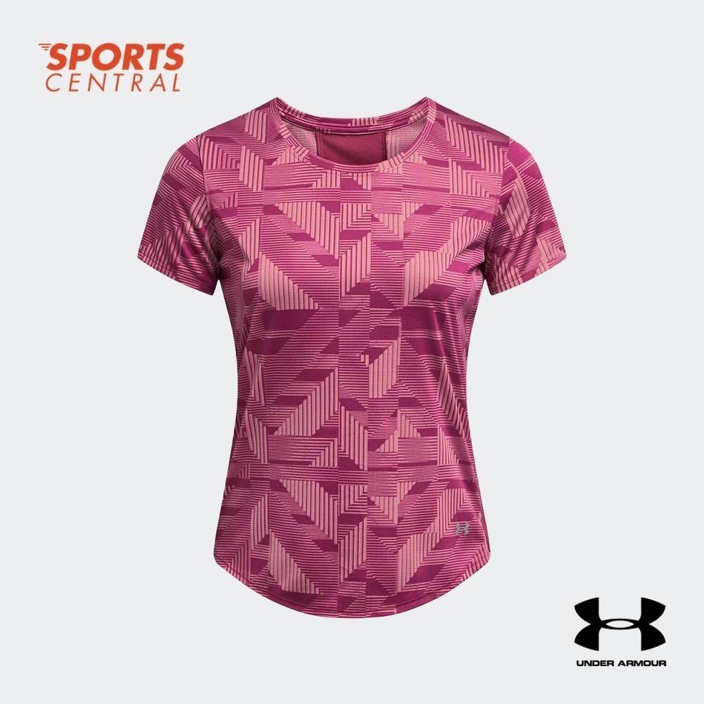 Under Armour Women Speedstride Printed Short Sleeve | 1383206-635 ...