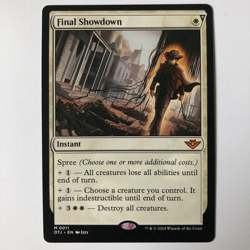 Playtest Card - Final Showdown (OTJ) | Shopee Philippines