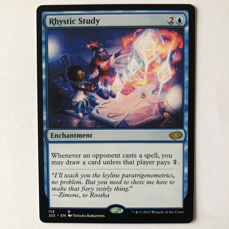 Playtest Card - Rhystic Study (J22) | Shopee Philippines