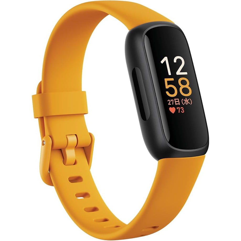 【Direct from Japan】Fitbit Inspire 3 Fitness Tracker Morning Glow/Black ...