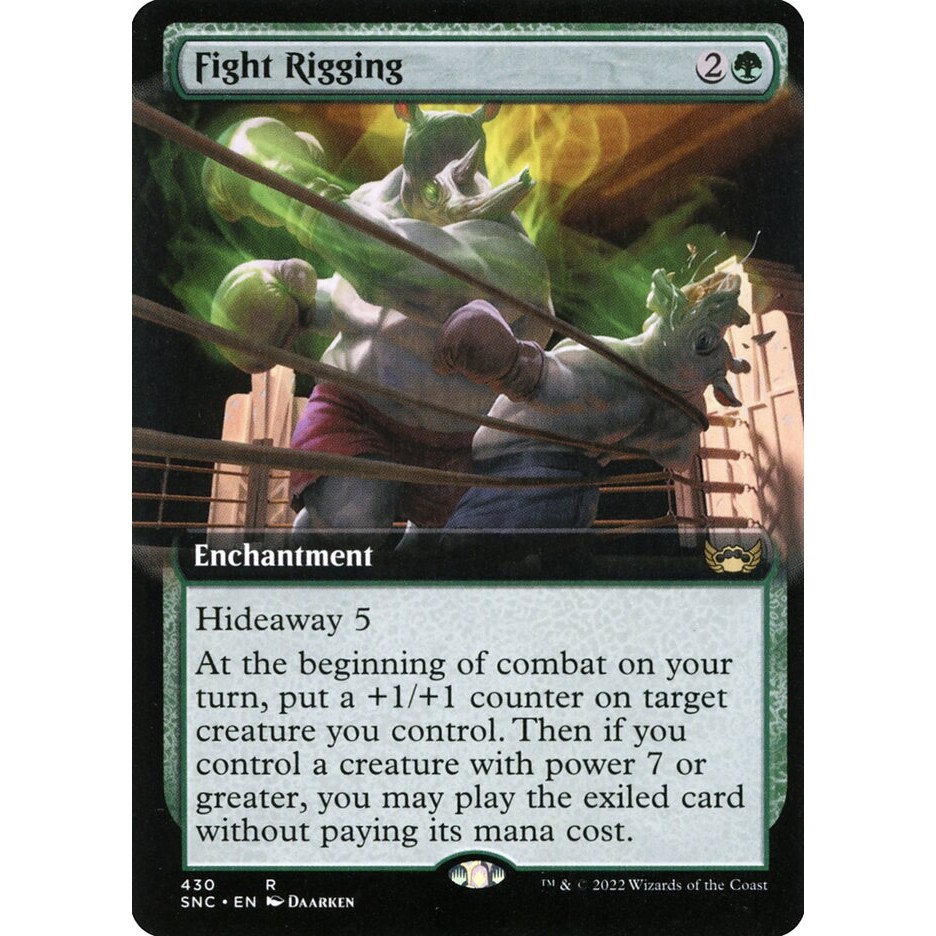 Fight Rigging normal Streets of New Capenna SNC MTG Magic the Gathering ...