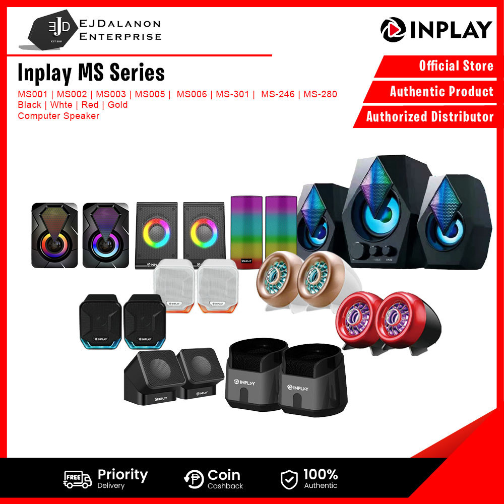 Inplay MS-301 | Black | PC Speaker | EJ Dalanon Enterprise | Shopee ...
