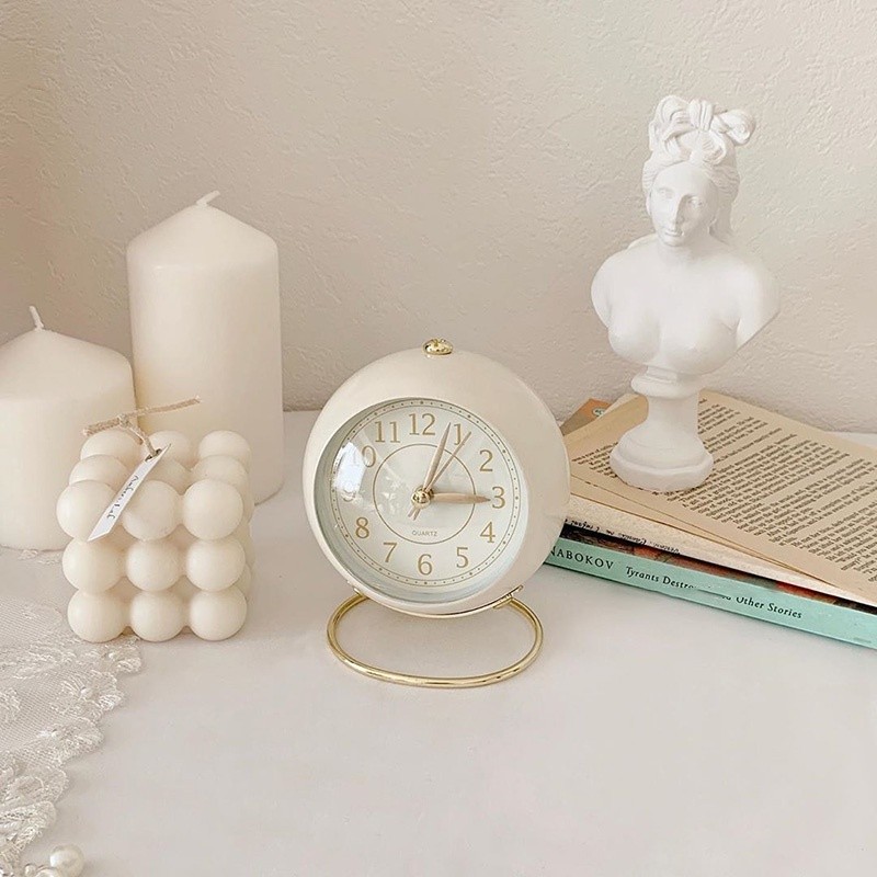 Retro Alarm Clock for Study Table with Light Bedroom with Battery Boys ...