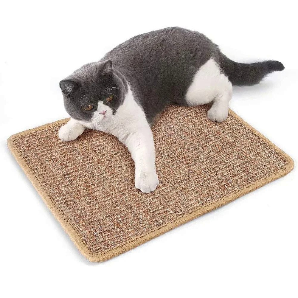 Cat Scratching Mat Cat And Kitty Sand Scratch Rugs Protect Furniture ...