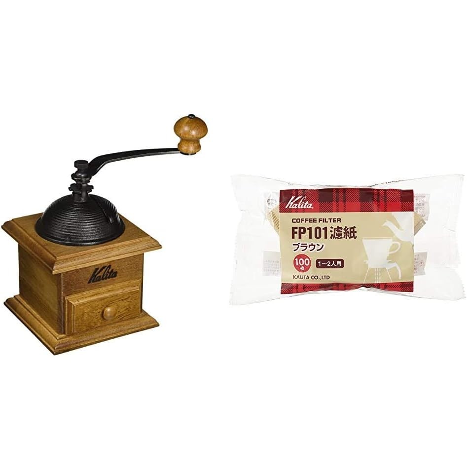 Carita Coffee Grinder 42033 & Coffee Filter, FP101 Filter Paper, For 1