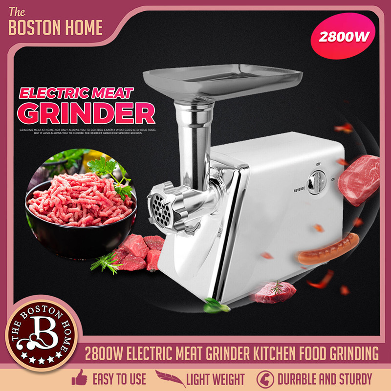 Boston Home 2500W Electric Meat Grinder Heavy Duty Electric Blender ...