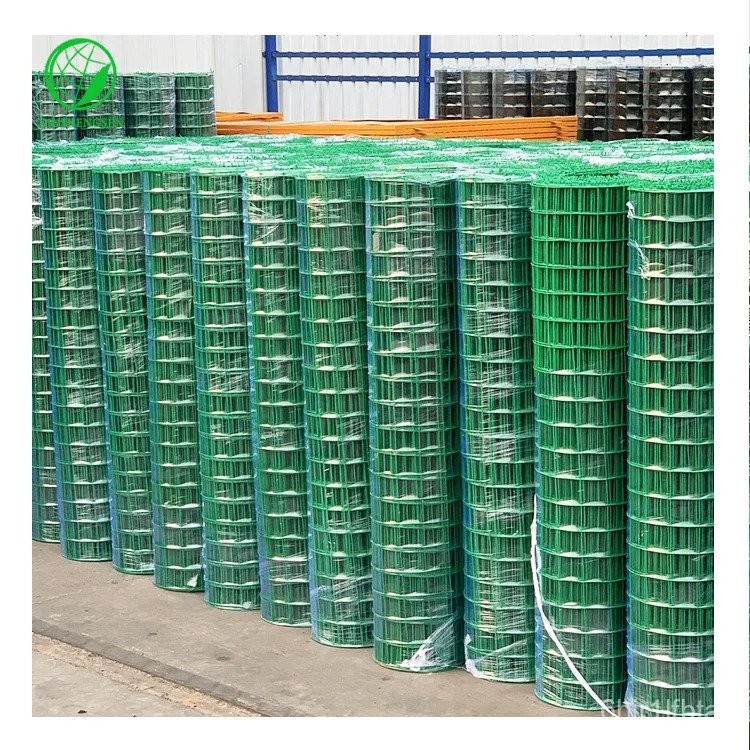 Green PVC Coated Rabbit Bird Cage Iron Wire Mesh Roll 1/2x1/2inch ...