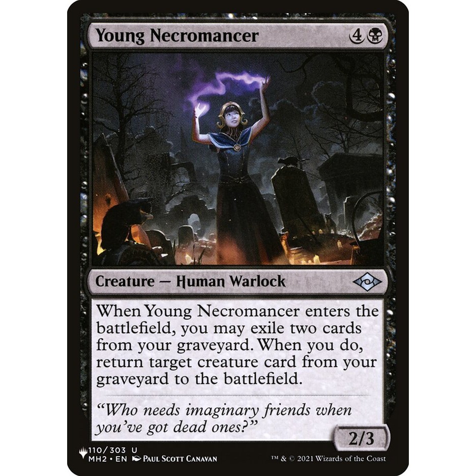 Young Necromancer normal The List PLST MTG Magic the Gathering Shopee