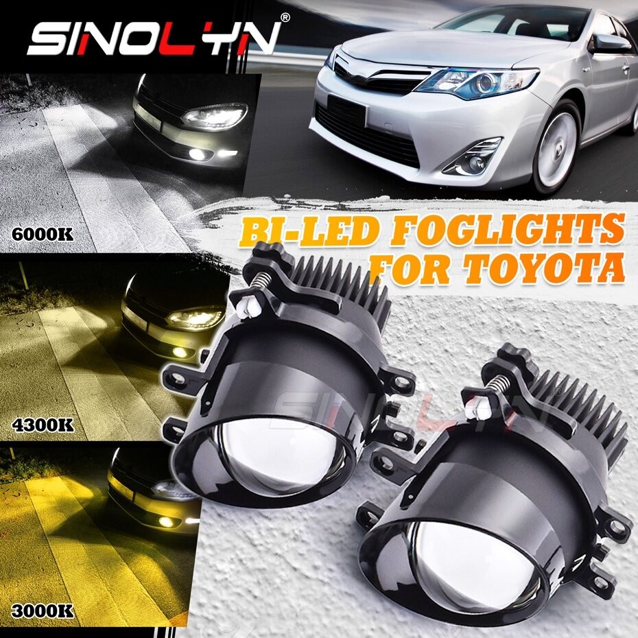 LED Fog Lights for Toyota Corolla Avensis Camry Ractis Verso Prius RAV4 Auris Hilux Fog Light for Lexus CT200h ES350 IS Fog Lamp