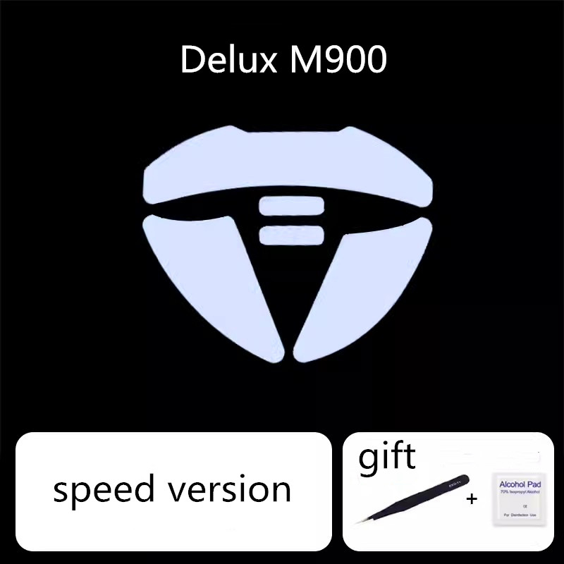 1 Set Ultraglide Mouse Skates For DELUX M900 / M900 Pro Control Speed ...