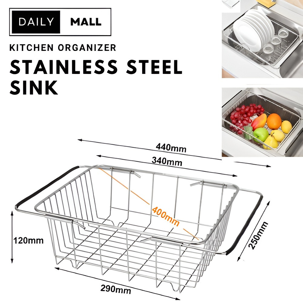 Dish`Y]Rack(f d)Sink>t}Drain)l>Basket}z)Expandable>k}Fruit Bowl Holder ...