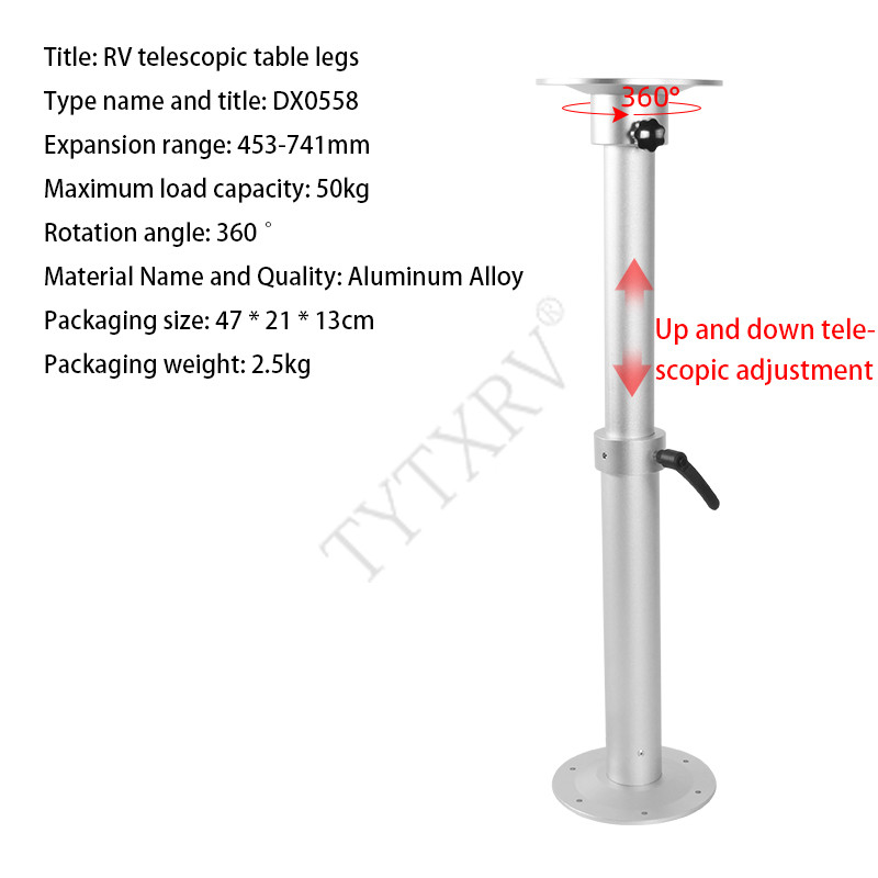 ☠TYTXRV Motorhome Interior Parts Adjustable Aluminum Alloy Caravan ...