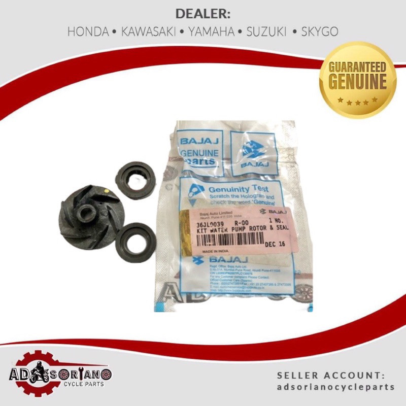 KAWASAKI ROUSER NS200 KIT WATER PUMP ROTOR SEAL 36JL0039 Shopee Philippines