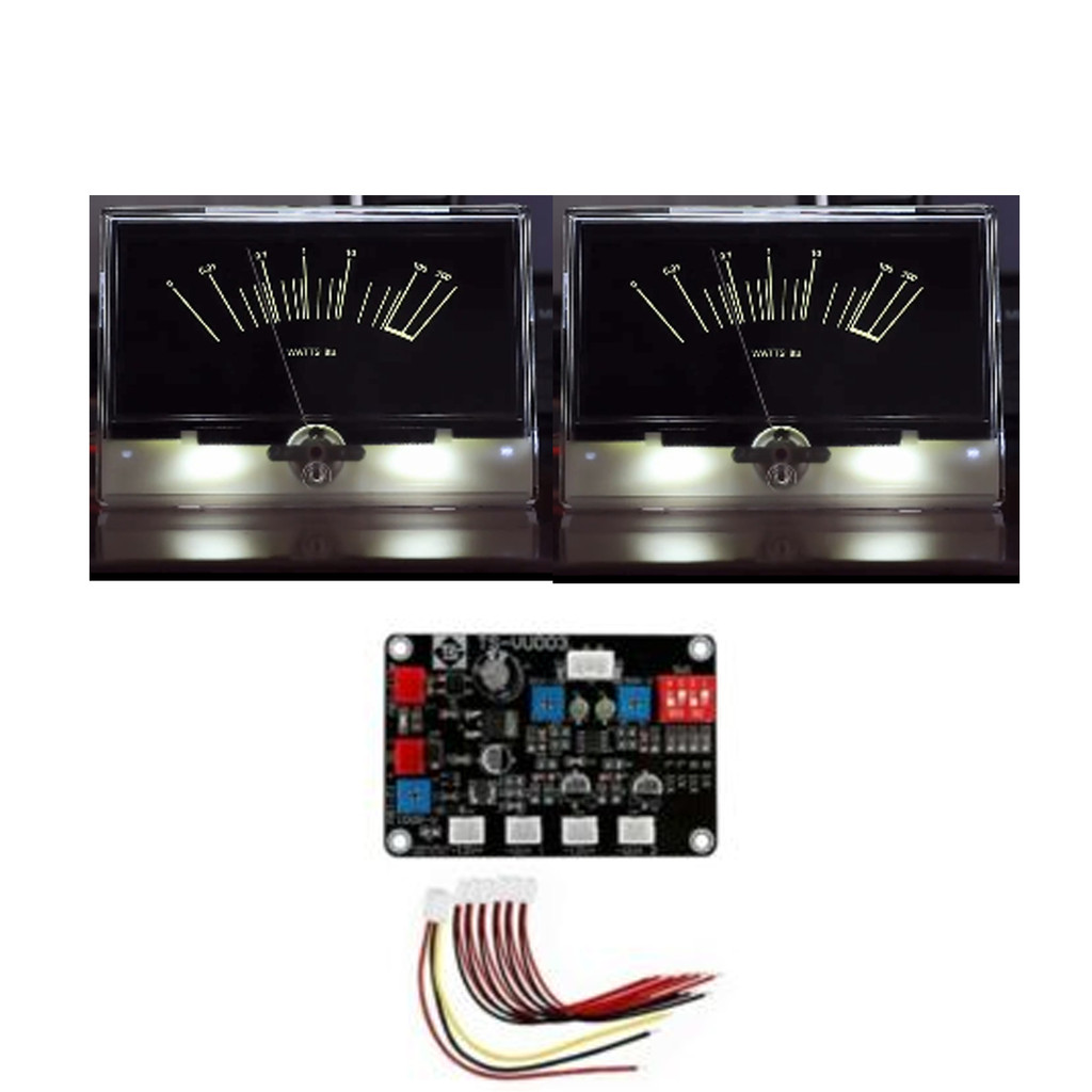 ☃2pcs M-5000R High Precision VU Meter Audio Volume Meter With Back ...