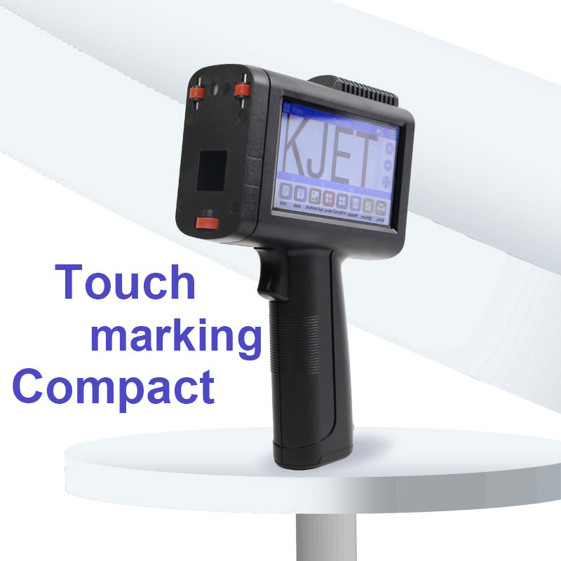 Tij Handheld Inkjet Printer 25.4mm Box Printing Machine Expiry Date QR ...