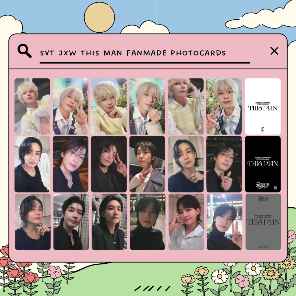 JEONGHAN X WONWOO THIS MAN トレカ 5枚セット SEVENTEEN JEONGHAN X WONWOO THIS MAN Standard ver. Official