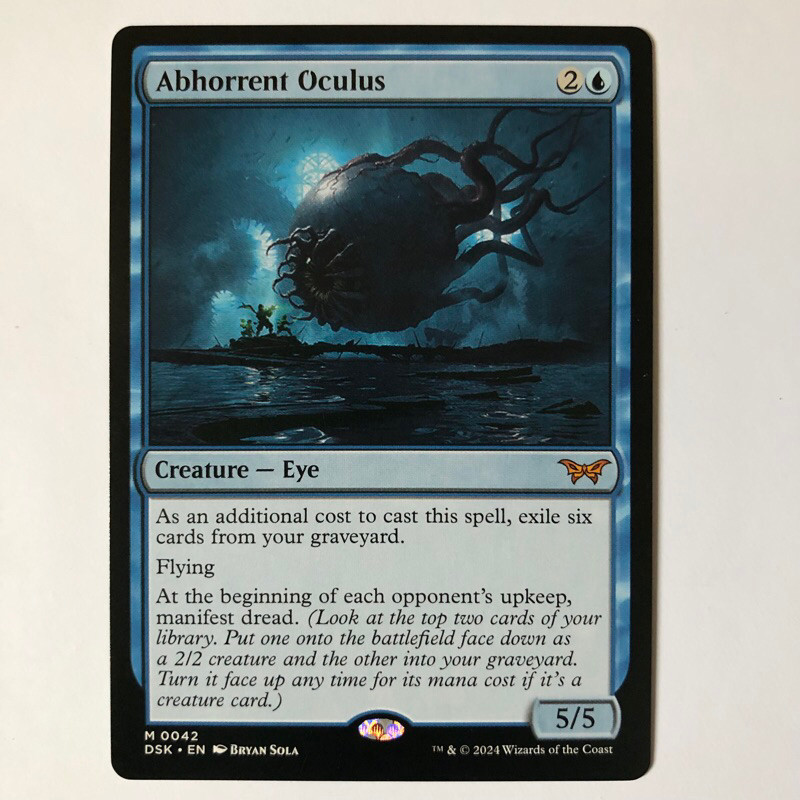 Playtest Card - Abhorrent Oculus (DSK) | Shopee Philippines