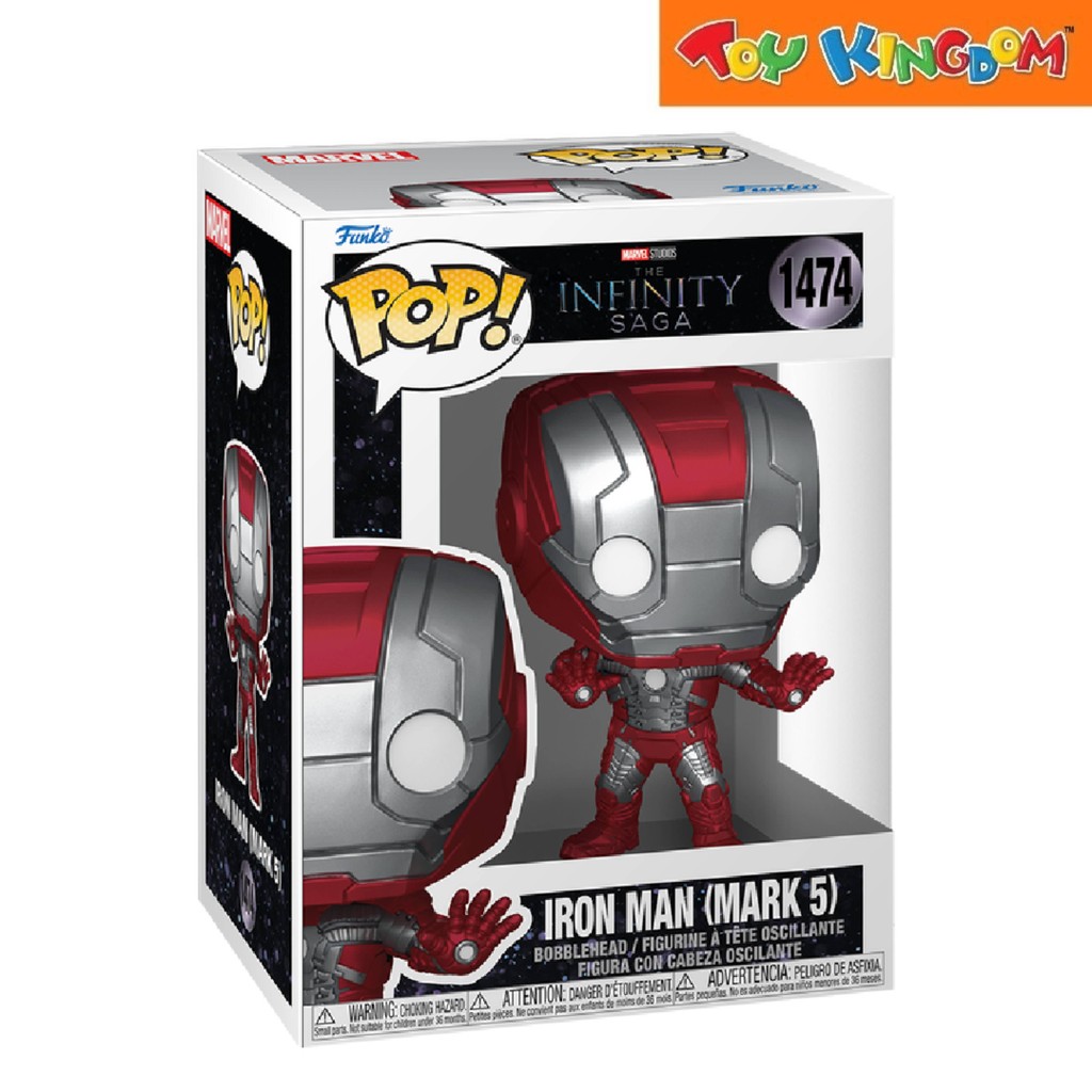 Funko POP! Marvel: Iron Man – 9 Cm Vinyl-Figur Als Bobblehead, Im Fensterdisplay