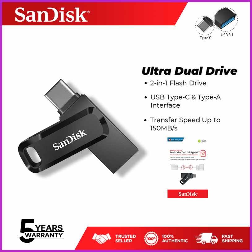 SanDisk'V*Ultra'B*Dual$wH^Drive/Jk^Go/NQ^USB/GZ^Type-C/RR^64GB/128GB ...