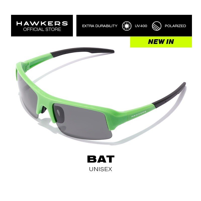 HAWKERS Polarized Bat Sunglasses For Men And Women, Official  Product Designed In