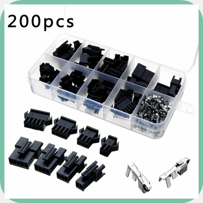 300 Connettori Jumper 2.54mm - 2,3,4 Pin, Per Circuiti Elettronici, Breadboard, Cablaggi - Foto 5