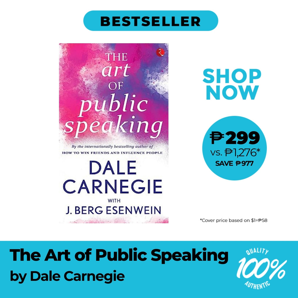 The Art of Public Speaking by Dale Carnegie - Trade Paperback - Non ...