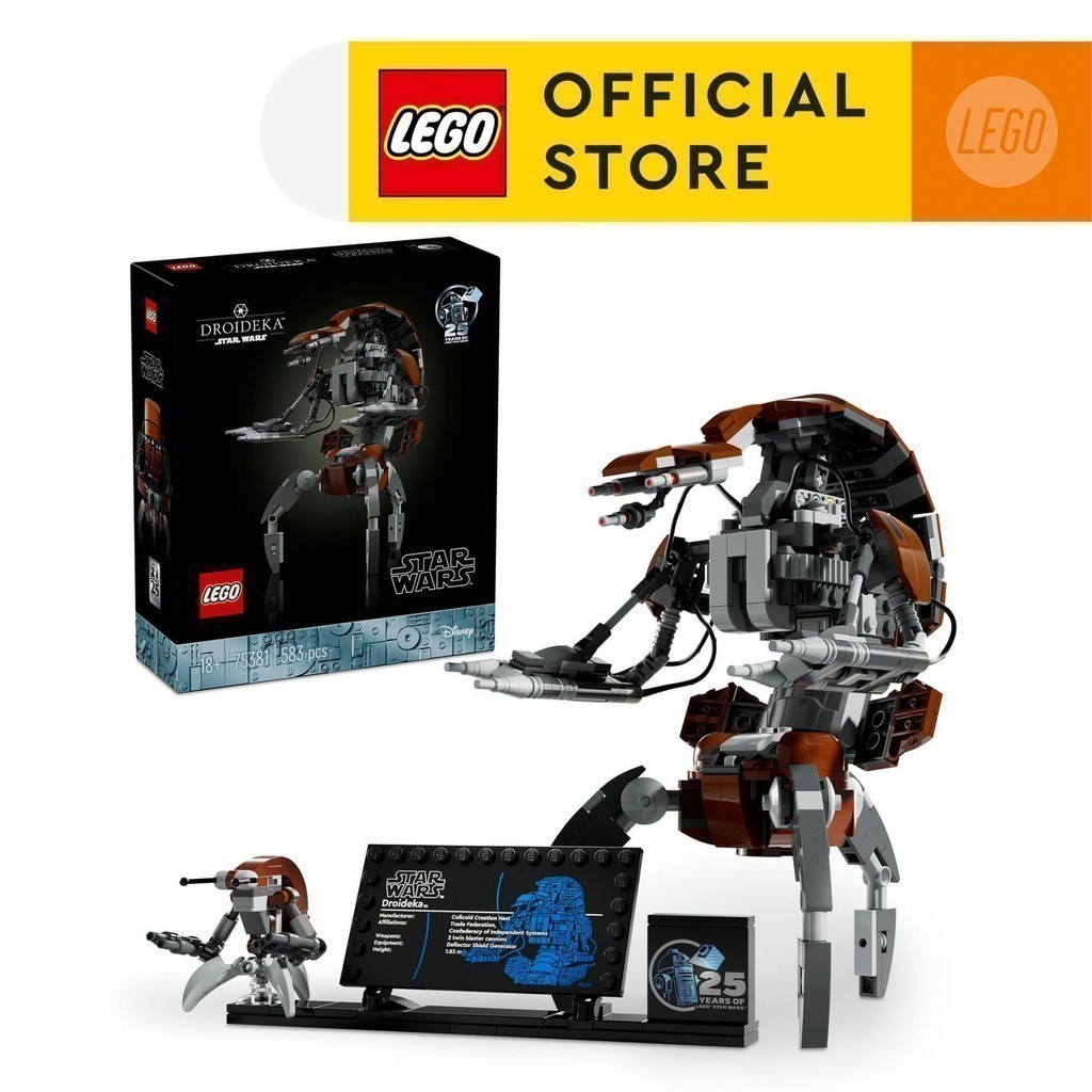 LEGO Star Wars 75381 Droideka Building Set (583 Pieces) Shopee