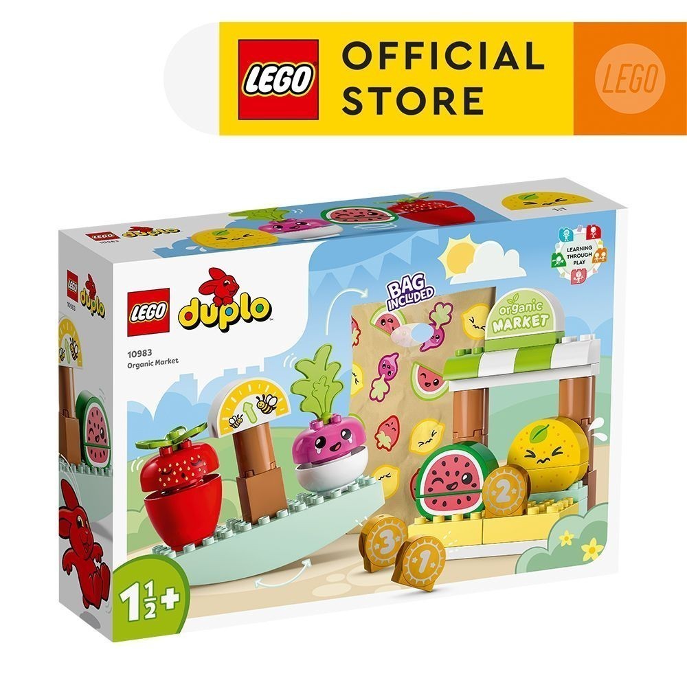 LEGO DUPLO My First 10983 Organic Market Building Toy Set (40