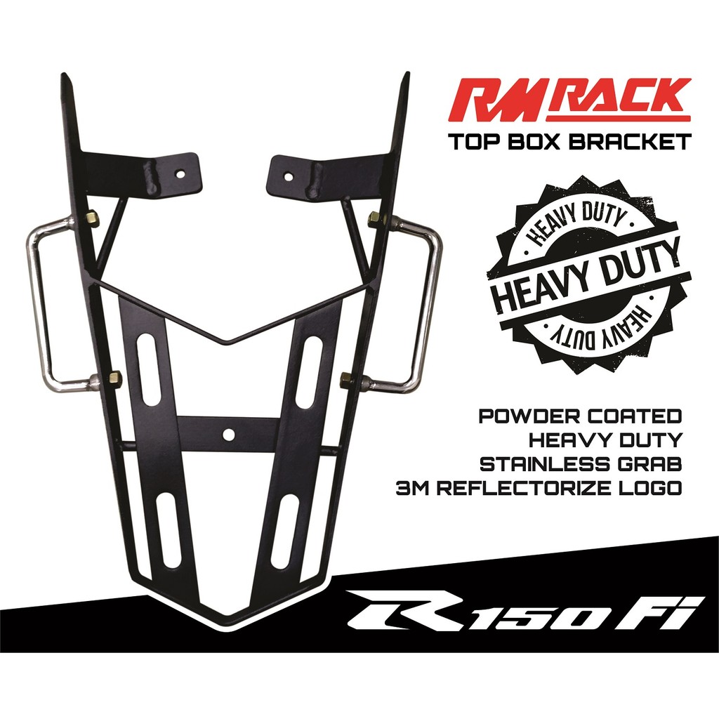 RAIDER 150 FI Rm Rack Heavy Duty Top Box Bracket | Shopee Philippines