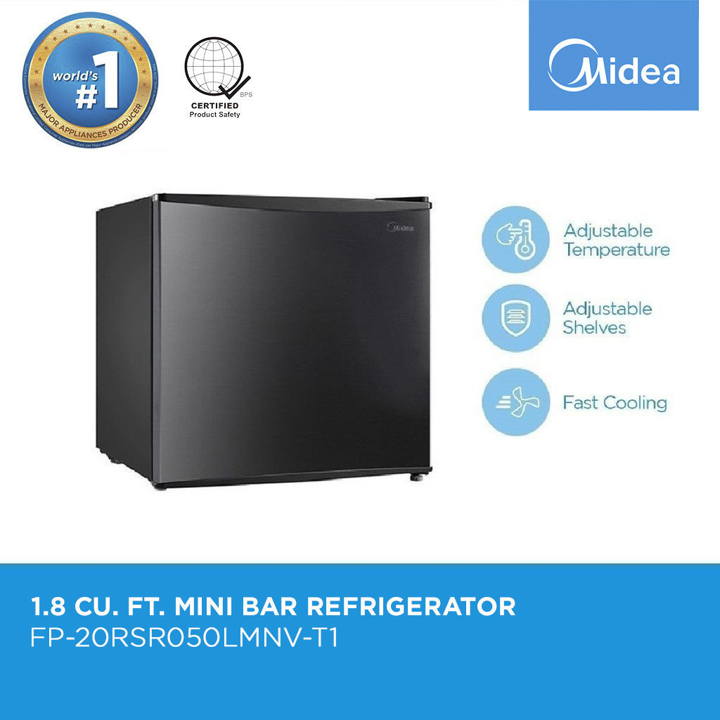 Midea Mini Bar Refrigerator 1.8 cu. ft 3.3 cu. ft (Personal/Bar